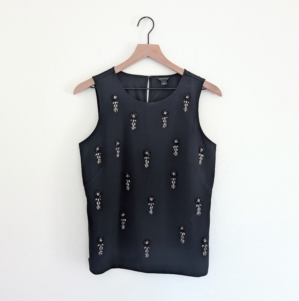 Ann Taylor Embellished Shell